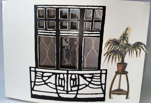 papieren interieur / intérieur en papier / paper interior