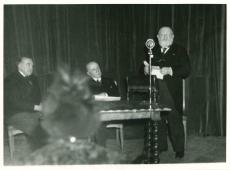 Jean Capart lors de son discours