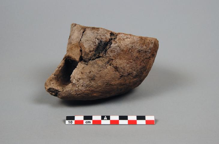 Crucible for copper production from the 2nd dynasty